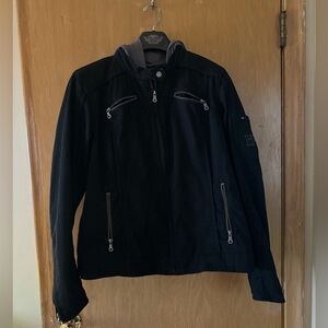 Harley Davidson Women XL 3-1 Cotton Skull Jacket